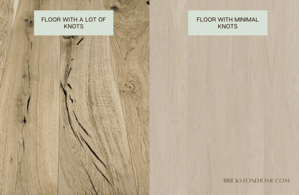 Comparing Knotty White Oak Floors With Low Knot Floors