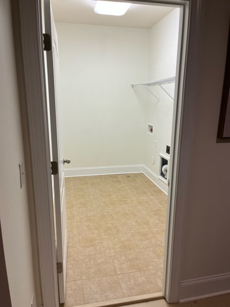 Original Laundry Room Before Renovation