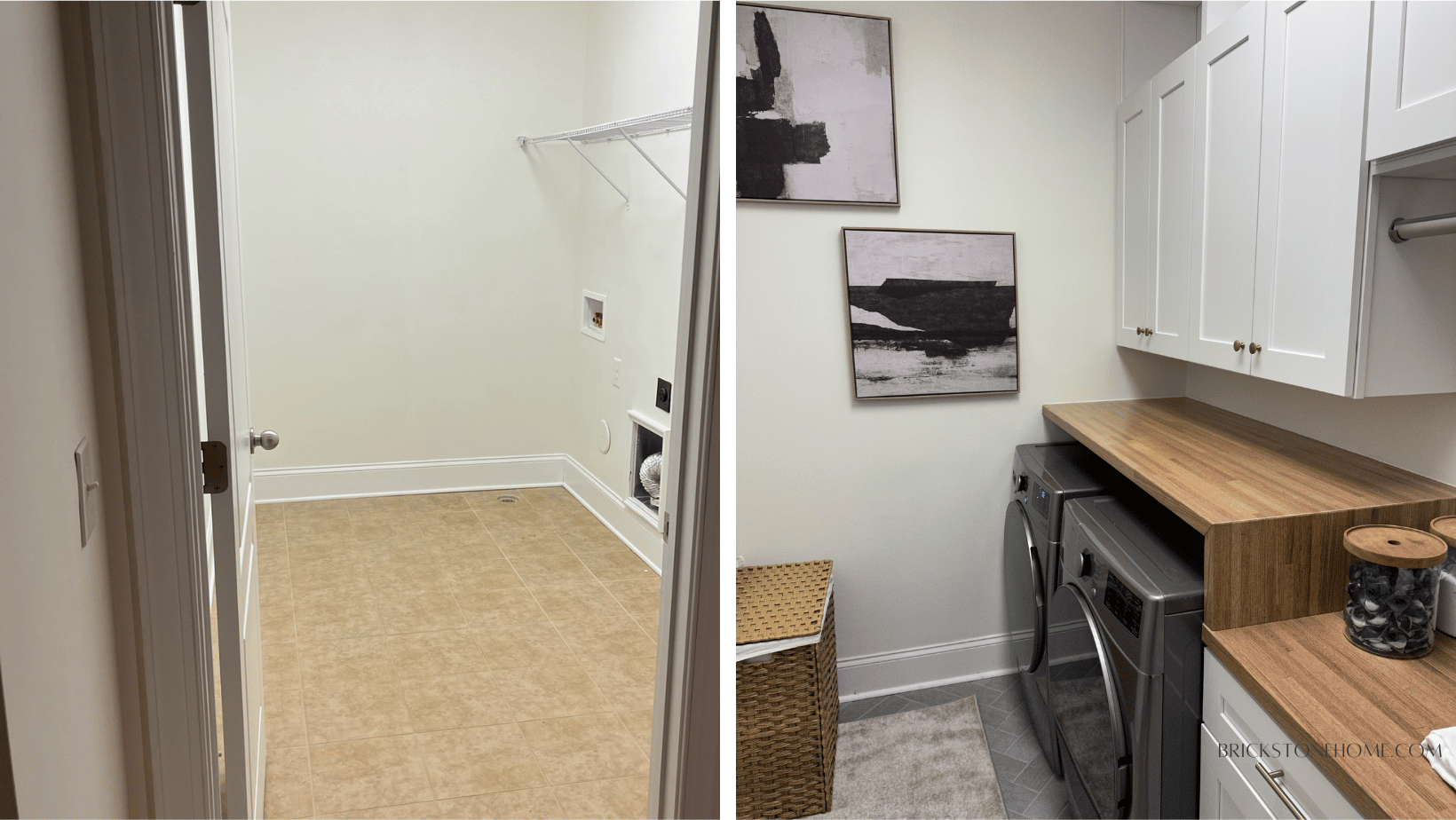 Laundry Room Renovation Cost Before and After