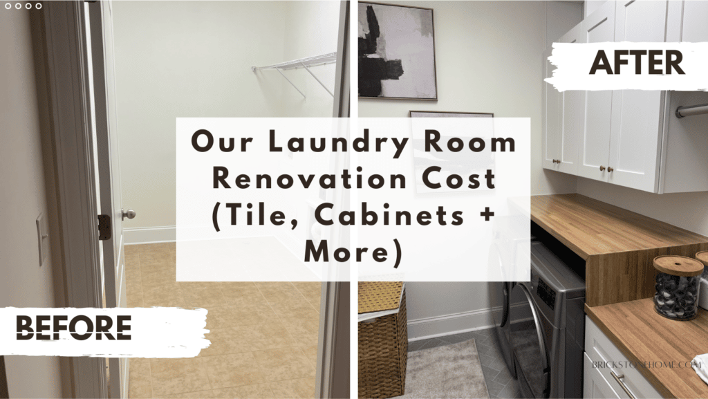 Laundry Room Renovation Cost Graphic