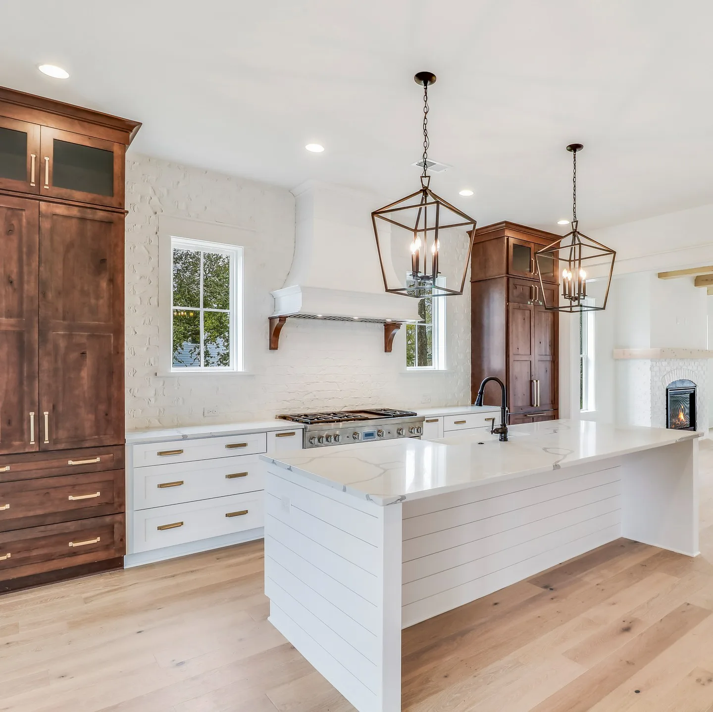 Shiplap Kitchen Island