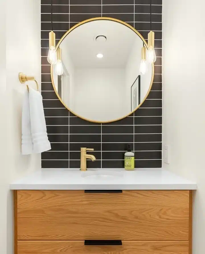 Black Subway Tile