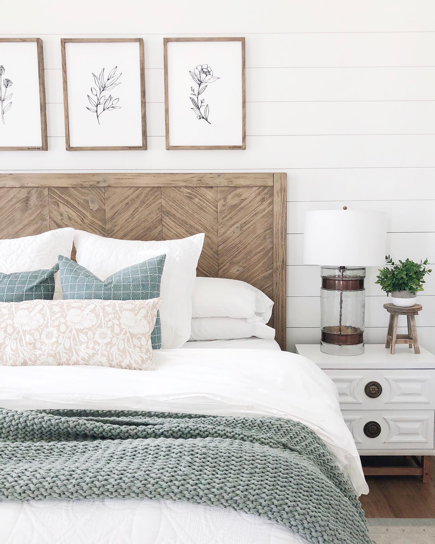 Shiplap Bedroom Accent Wall Ideas