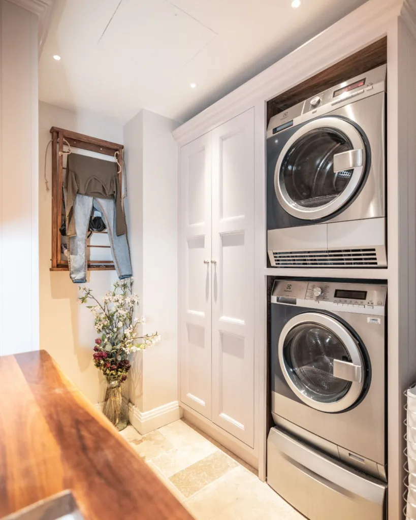 A Laundry Room Is Complete With A Sink, Vast Amount Of Storage Space, And A Great Unit For The Washing Machine And Tumble Dryer.